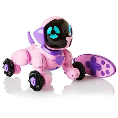 Інтерактивний робот - щенок WowWee Чіп рожевий фото 1