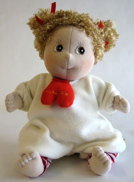 Флисовая кукла ручной работы Rubens Barn Петух 90036 фото 3