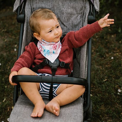 Детский нагрудник-платок для приёма пищи 2 шт 0м+ Babyono Джунгли 42х21 см фото 3