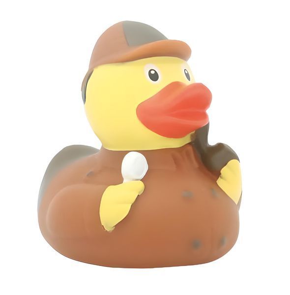 Стильна тематична гумова качечка FunnyDucks "Детектив" L1883 фото 5