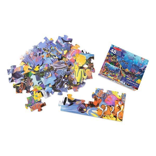 Мега - пазл гигант Melissa&Doug "Водный мир" 48 элементов 90 х 60 см MD10427 фото 2