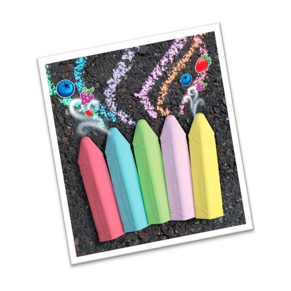 Набір ароматних кольорової крейди для малювання Scentos - ЯСКРАВЕ ЛІТО (24 кольори) фото 2