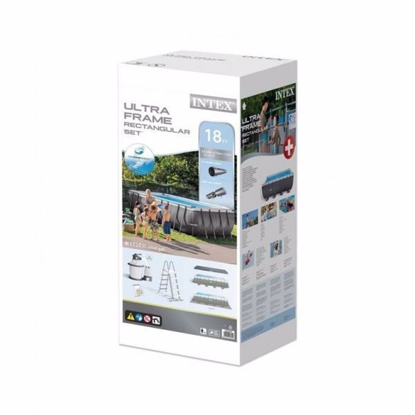Каркасний прямокутний басейн Intex Ultra XTR Frame 17203 л 539х274х132 см з функціональними аксесуарами 26356 NP фото 6