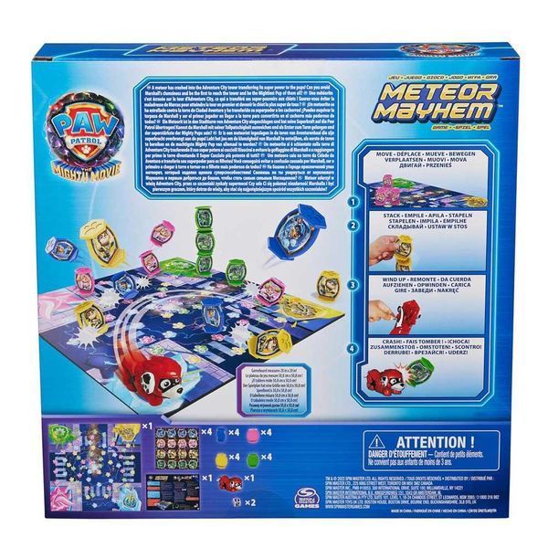 Настольная игра Spin Master Щенячий патруль в кино 2. Метеоритный шквал фото 7