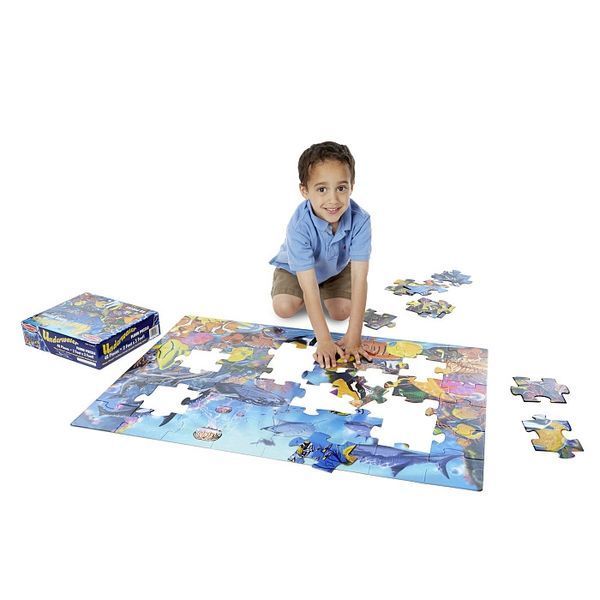 Мега - пазл гигант Melissa&Doug "Водный мир" 48 элементов 90 х 60 см MD10427 фото 4