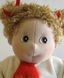 Флісова лялька ручної роботи Rubens Barn Півник 90036 фото 2