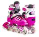 Детские раздвижные ролики 29-33 Scale Sports Pink с подсветкой переднего колеса фото 1