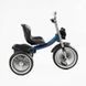 Детский трехколесный велосипед 10" Best Trike колеса EVA стальная рама световые и звуковые эффекты синий укр BS-68096 фото 2