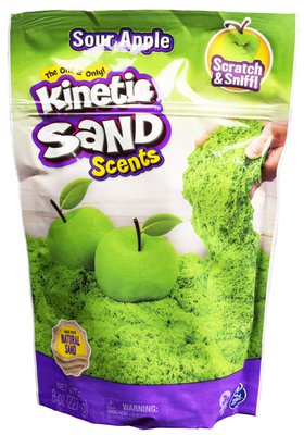 Кінетичний пісок для дитячої творчості з ароматом Kinetic Sand Карамельне яблука 227 г фото 1