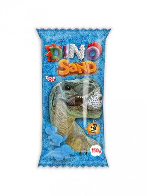 Кинетический песок Danko Toys Dino Sand в пакете 150 грамм синий DS-01-01 фото 1