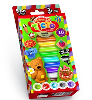 Тісто для ліплення Danko Toys Master-Do 10 кольорів TMD-02-02 фото 1