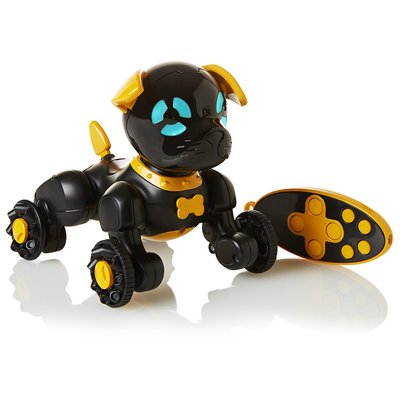 Інтерактивний робот - щенок WowWee Чіп чорний фото 1