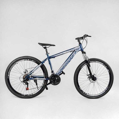 Велосипед взрослый спортивный 27.5" Corso Crossfire серый TK-27522 фото 1