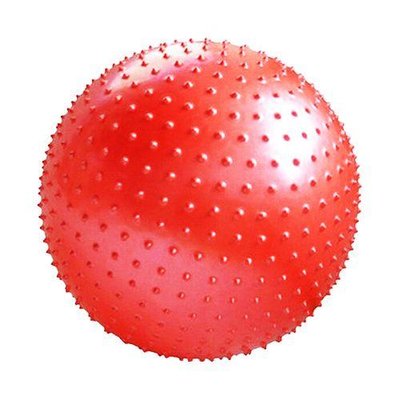 М'яч для фітнесу з шипами (фітбол) Gymnastic 75 см червоний CO1006 фото 1