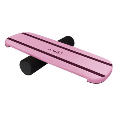 Деревянный балансборд SwaeyBoard форма Standart Classic с ограничителями розовый до 120 кг фото 1