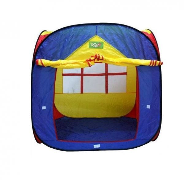 Детская игровая палатка "Куб" в сумке 105х105х105 см 5016 (0507) фото 3