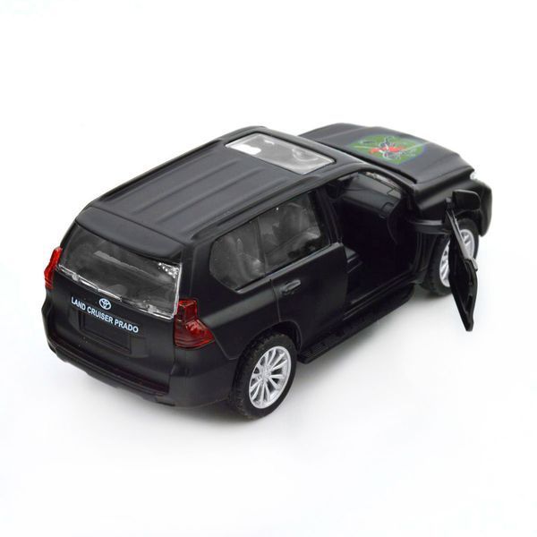 Военная машинка TechnoDrive Toyota Land Cruiser Prado &laquo;110 ОМБр&raquo;, масштаб 1:42, черный фото 2