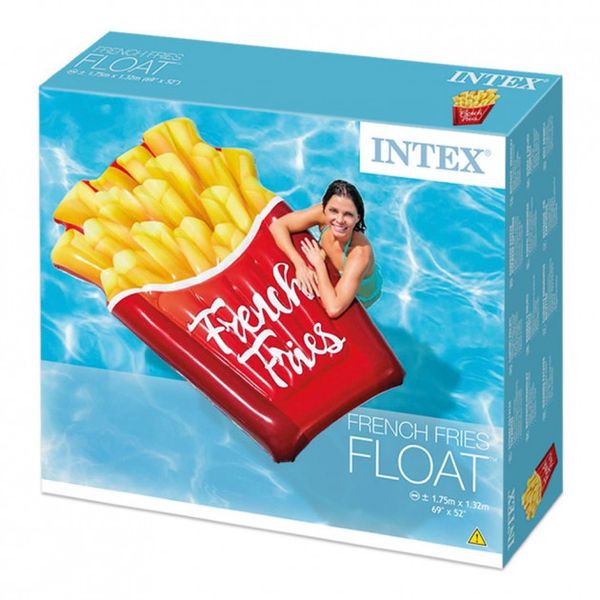 Надувний пліт Intex для плавання Картопля фрі 58775 фото 3