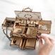 3D конструктор механічний дерев'яний Ugears Антикварна скринька 185 деталей 70089 фото 7