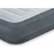 Велюровий надувний матрац для відпочинку та сну Intex подвійний з електронасосом 203х152х33см 67770 фото 2