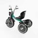 Детский трехколесный велосипед 10" Best Trike колеса EVA стальная рама световые и звуковые эффекты мятный укр BS-65010 фото 3