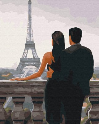 Картина за номерами BrushMe "Бажаний Париж" 40х50см BS30669 фото 1