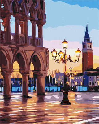 Картина за номерами BrushMe "Вечірня площа Венеції" 40х50см BS32268 фото 1