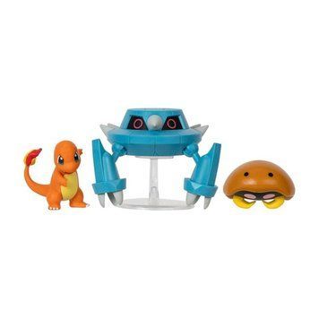 Набор игровых фигурок Pokemon W17 Кабуто, Чармандер, Метанг 5 см фото 1