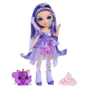 Ігровий набір з лялькою та слаймом RAINBOW HIGH серії "Rainbow Shimmers" Віолетта з аксесуарами 28 см 122425 фото 1