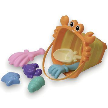 Складаний набір для пісочниці Funny Toys Ocean помаранчевий 2408-1 фото 1