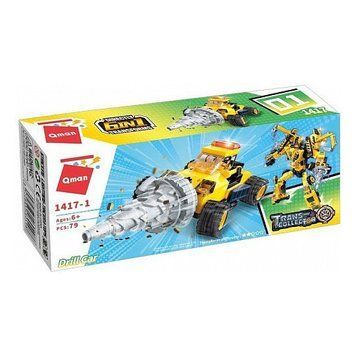 Дитячий конструктор Qman Drill Car 1417-1-6 79 деталей фото 1