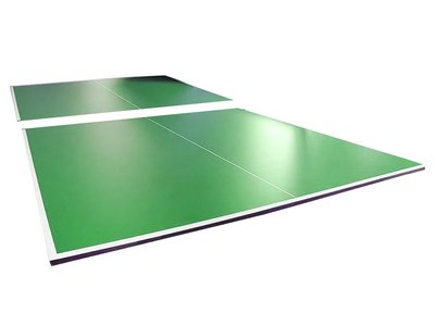 Покрытие для игры в настольный теннис из ДСП 274х152 см 2 плиты зеленое покрытие фото 1