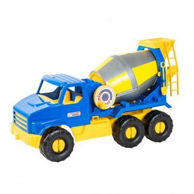 Іграшковий бетонозмішувач Tigres City Truck 48 см синій 39395 фото 1