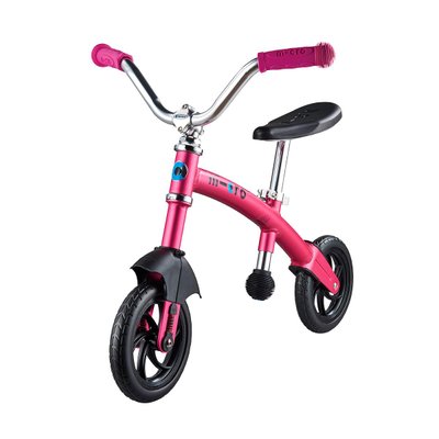 Детский первый беговел от 1 года MICRO серии "G-Bike Chopper Deluxe" розовый до 20 кг фото 1