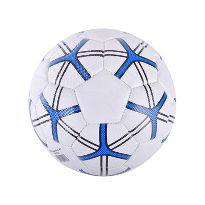 Футбольный мяч №5 Bambi Web TPU диаметр 21 см Синий FB2233 фото 1