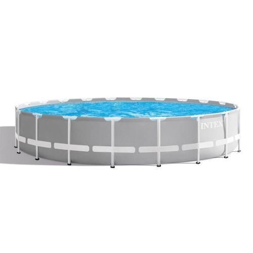 Каркасный круглый бассейн Intex на 32695 л 610х132 см с функциональными аксессуарами 26756 NP фото 3