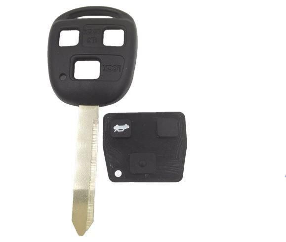 Резиновые кнопки-накладки на ключ Тойота Rav4 (Toyota Rav4) фото 3