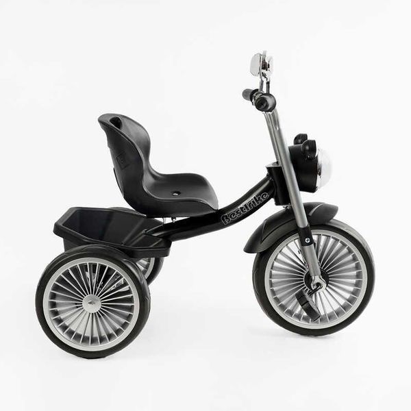 Детский трехколесный велосипед 10" Best Trike колеса EVA стальная рама световые и звуковые эффекты черный укр BS-67800 фото 2