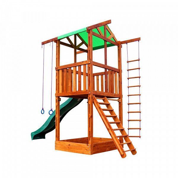 Детский уличный игровой комплекс SportBaby Babyland-1 410х160х320см фото 4