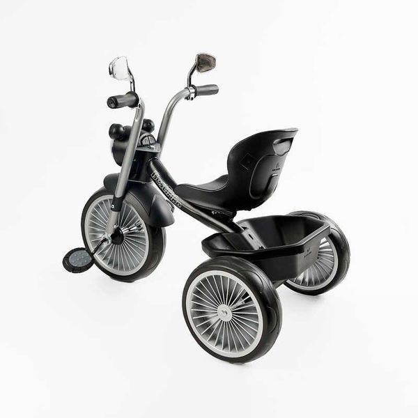 Детский трехколесный велосипед 10" Best Trike колеса EVA стальная рама световые и звуковые эффекты черный укр BS-67800 фото 3