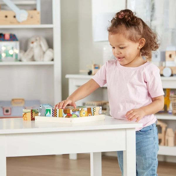 Деревянные кубики на игровой платформе "Домашние животные" Melissa&Doug 16 шт (MD3771) фото 6