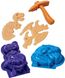 Набір кінетичного піску для дитячої творчості Kinetic Sand DINO (блакитний , коричневий, аксесуари, 340 г) фото 3