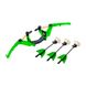 Игрушечный арбалет со стрелами на присосках серии "Air Storm" зеленый, 3 стрелы фото 3