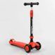 Детский самокат - беговел 3 в 1 с амортизатором и подсветкой Best Scooter красный BS-71899 фото 6