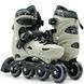Детские раздвижные ролики 29-33 Scale Sports LF 605 подсветка колес серый фото 2