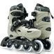 Детские раздвижные ролики 29-33 Scale Sports LF 605 подсветка колес серый фото 1