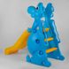 Пластиковая детская горка Pilsan "Dino slide" синяя 140 см 06-198 фото 2