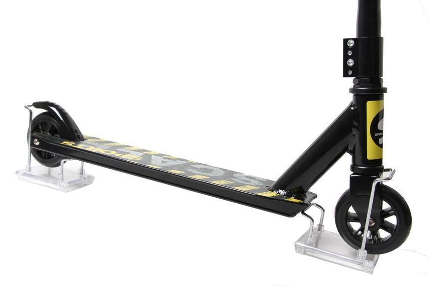 Трюковый самокат Scale Sports Tornado колеса 100 мм черный фото 4