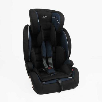 Дитяче автокрісло JOY ISOFIX група 1/2/3, вага дитини 9&ndash;36 кг чорний з синім SX-36907 фото 1