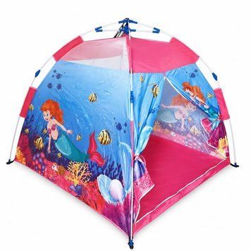 Дитячий ігровий намет для дівчинки з каркасом Mermaid 120 &times; 120 &times; 108 см 668-83 фото 1